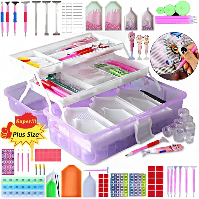 Embroidery Xpress - 5D DIY แฟชั่นเพชรจิตรกรรม Cross Stitch Craft