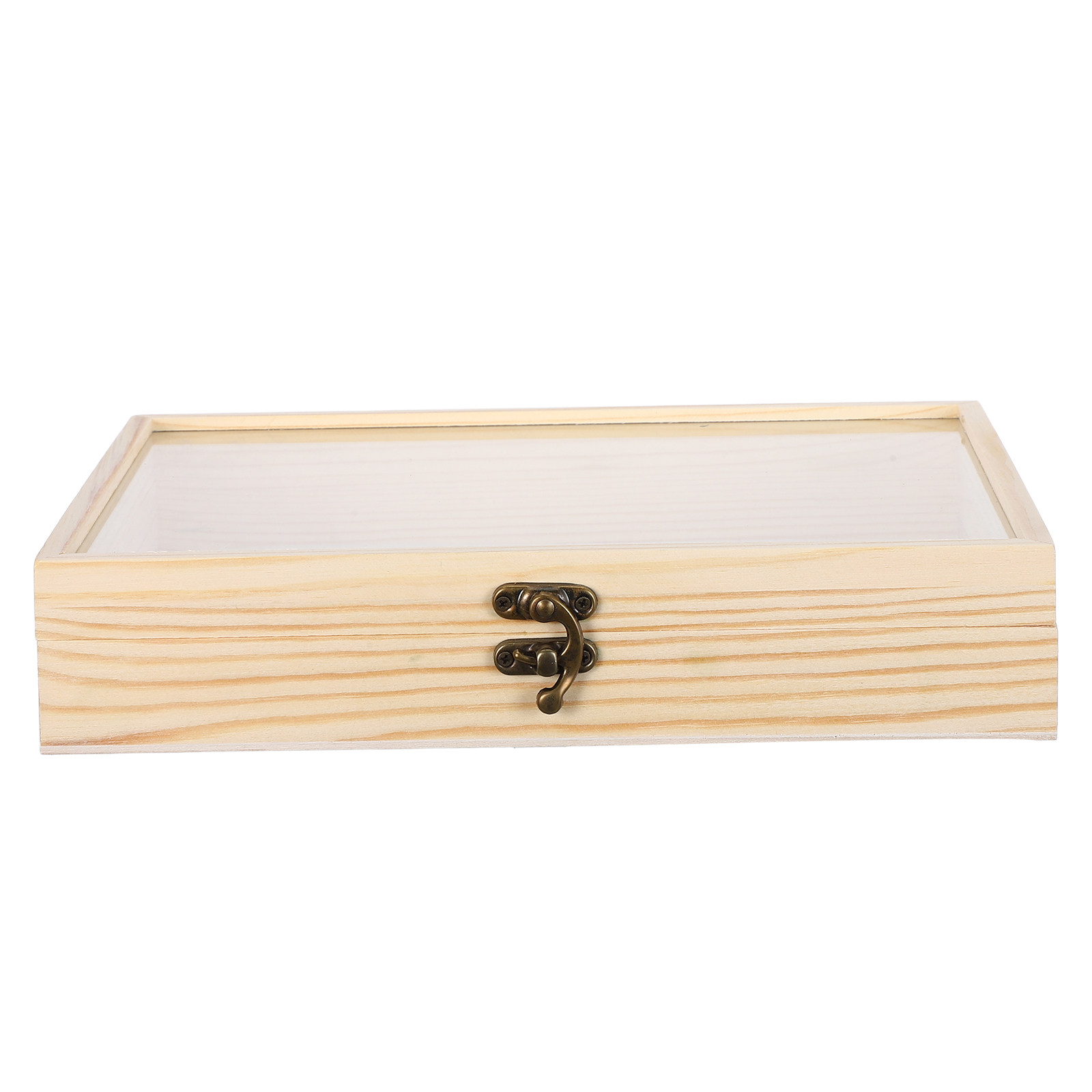 Frame Display Wood - กล่องโชว์ตัวอย่างแมลงไม้เนื้อแข็ง ขนาด 26x20 ซม. กรอบใส สำหรับโครงการวิทยาศาสตร์ในโรงเรียน