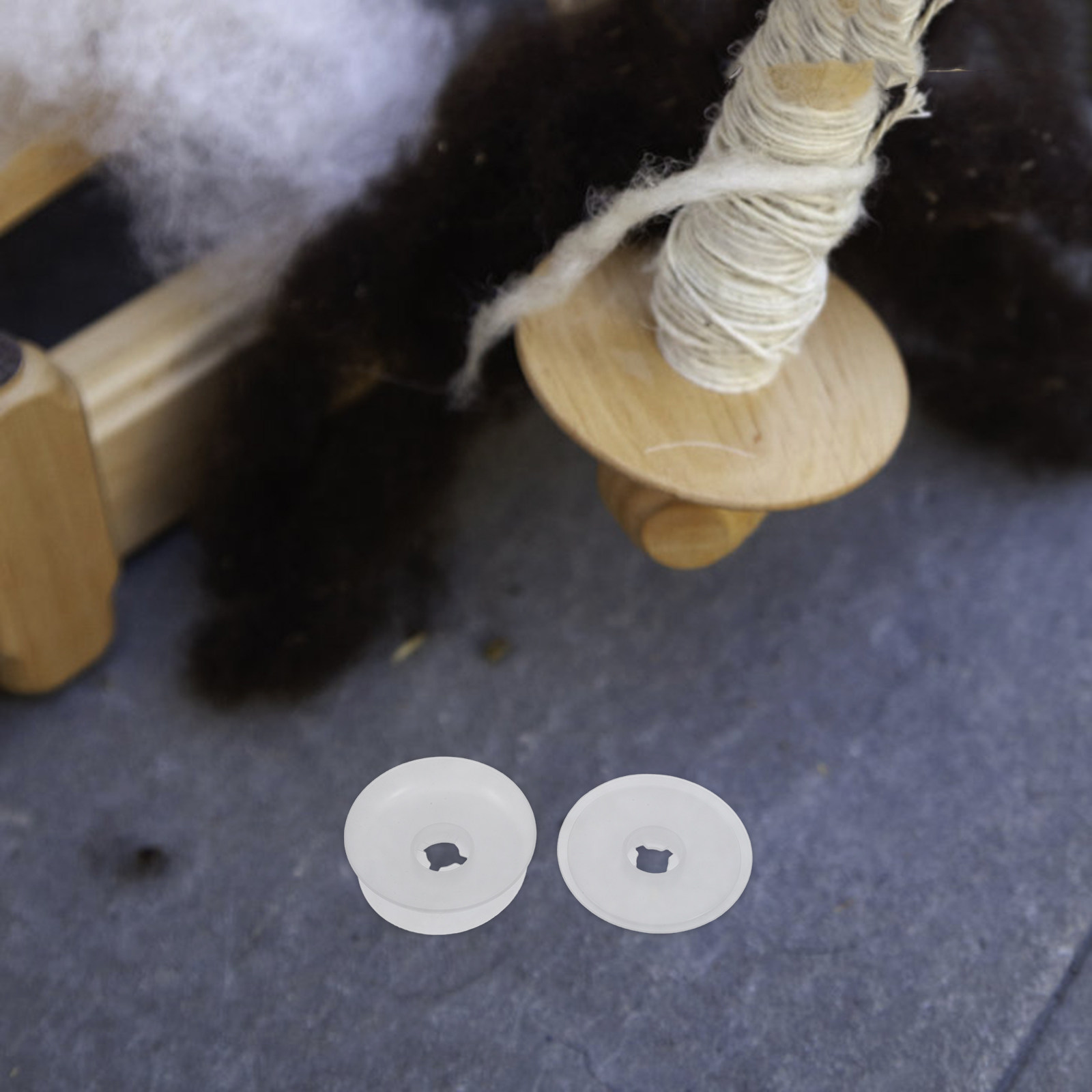 Embroidery Thread - หลอดพลาสติกเปล่าสำหรับเก็บด้าย 10 ชิ้น ดีไซน์ป้องกันการพันกัน ใช้สำหรับเย็บปักถักร้อย เก็บสายไฟ