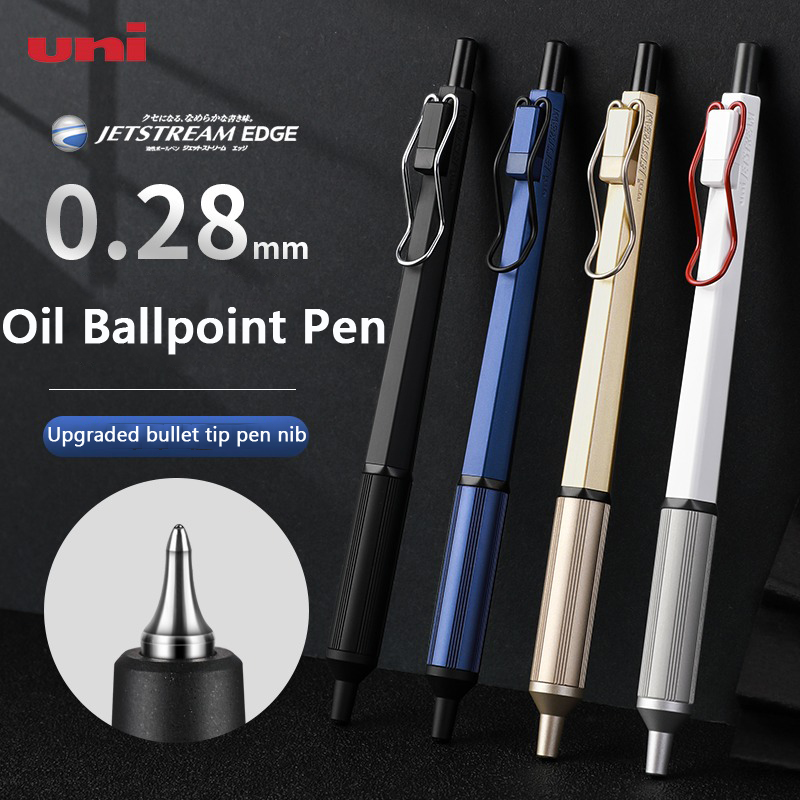 Pentel Pen Energel - UNI Mitsubishi Jetstream SXN-1003 ปากกาลูกลื่นโลหะ, 0.28/0.38
