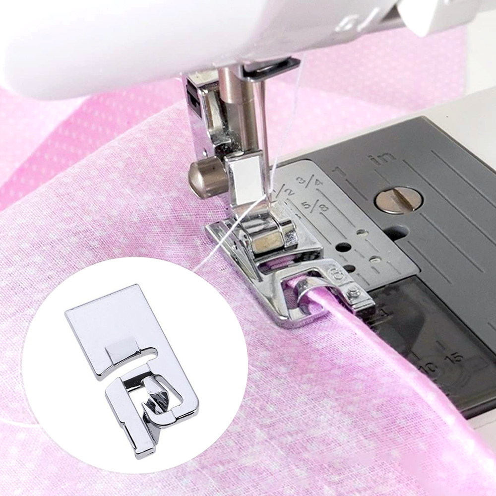 Embroidery Xpress - 1 PC 3/4/6mm เครื่องเย็บผ้าในประเทศอะไหล่ Presser เท้าแคบรีด