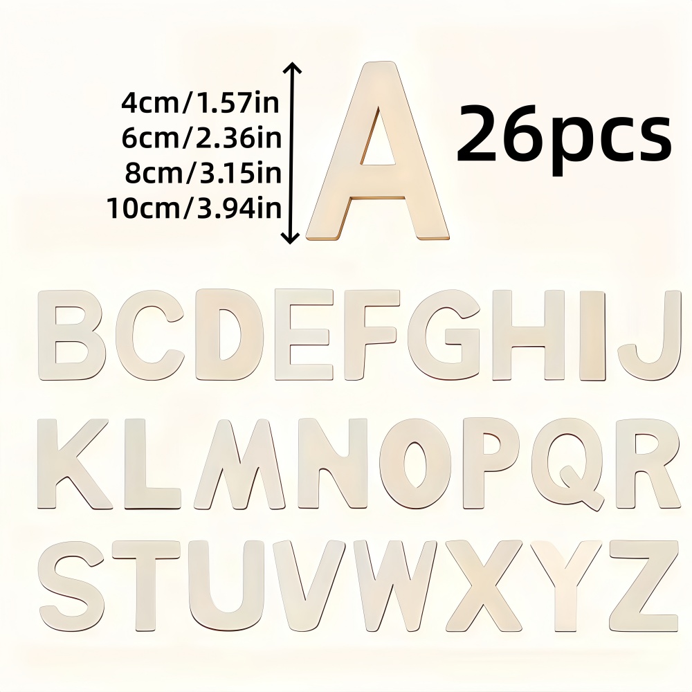 ตัวอักษรไม้แบบออกแบบได้ 26 ชิ้ - Embroidery Writing บทวิจารณ์และราคา