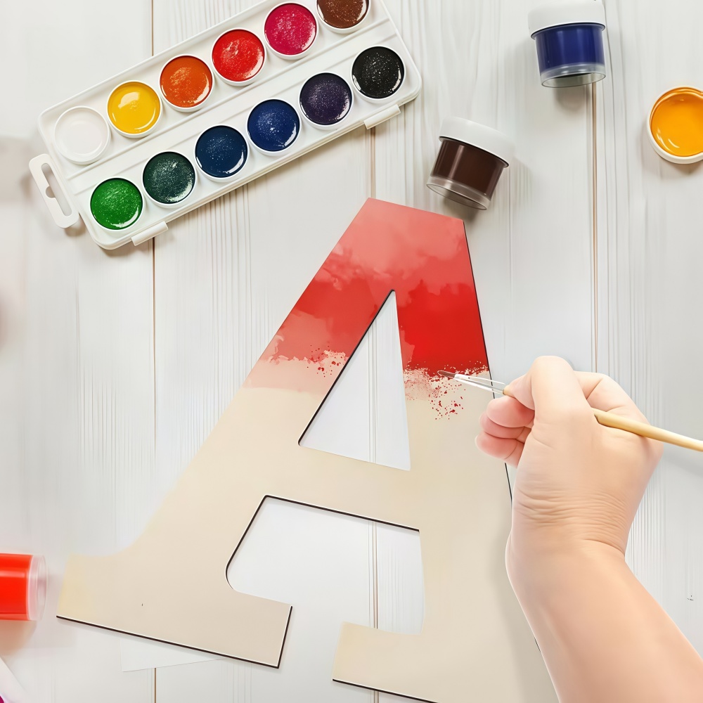 ตัวอักษรไม้แบบออกแบบได้ 26 ชิ้ - Embroidery Writing บทวิจารณ์และราคา