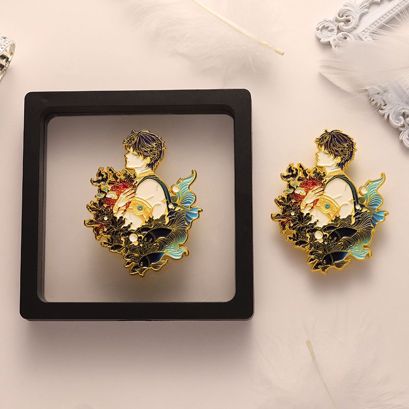 เข็มกลัดโลหะธีมอนิเมะเกม Love  - Embroidery Love บทวิจารณ์และราคา