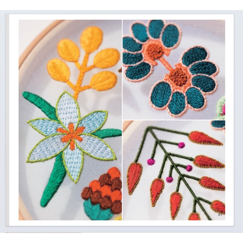 แบบเย็บปักถักร้อยสำหรับผู้เริ่ - Embroidery Design Patterns Flowers บทวิจารณ์และราคา