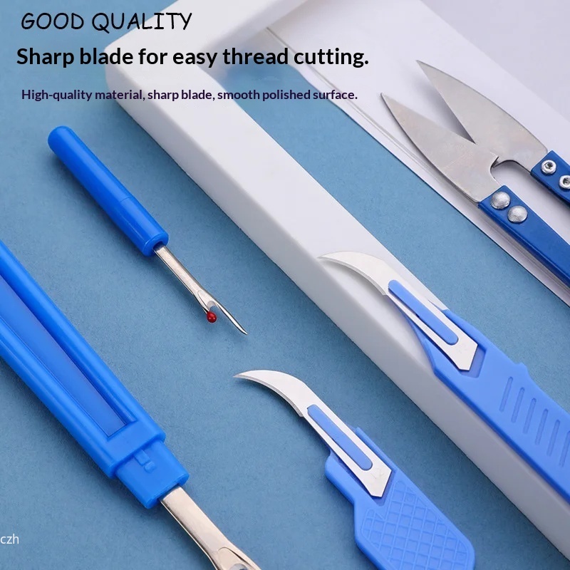 ชุดเครื่องมือฉีกผ้า 5 ชิ้น สีฟ - Embroidery Thread บทวิจารณ์และราคา
