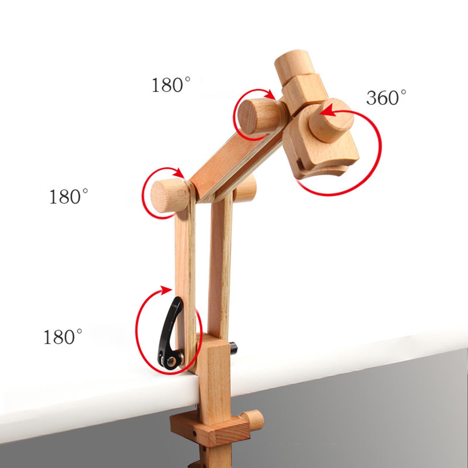 ขาตั้งวงแหวนปักผ้าแบบหมุนได้ ท - Embroidery Hoop Stand บทวิจารณ์และราคา
