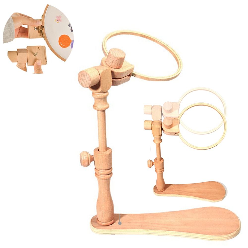 ขาตั้งวงแหวนปักผ้าแบบพกพาสำหรั - Embroidery Hoop Stand บทวิจารณ์และราคา