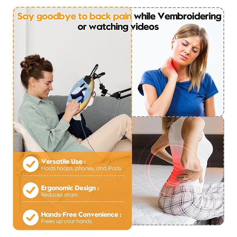 ขาตั้งห่วงปักผ้าปรับระดับได้ Y - Embroidery Hoop Stand บทวิจารณ์และราคา