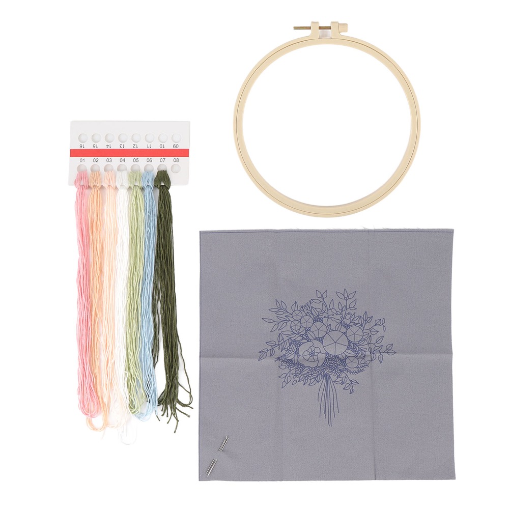 ชุดเริ่มต้นงานปักลายพิมพ์ลายดอ - Embroidery Design Patterns Flowers บทวิจารณ์และราคา