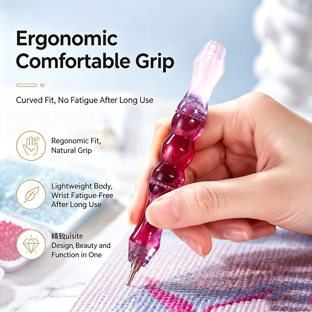 ปากกาเพชรเรซิ่น DIY แบบใหม่ พร - Embroidery Service บทวิจารณ์และราคา