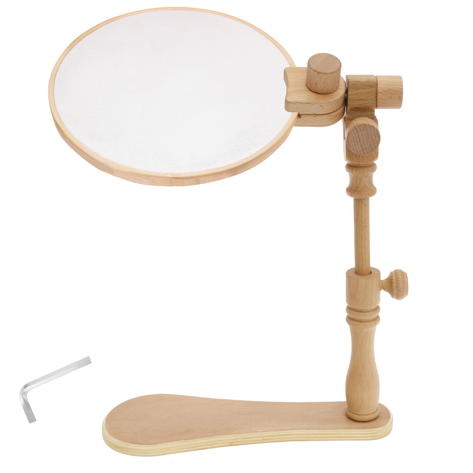ห่วงเย็บปักถักร้อยขาตั้งมือปรั - Embroidery Hoop Stand บทวิจารณ์และราคา