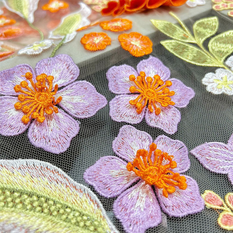 ความหนาแน่นสูงสีเหลือง WIND CH - Embroidery Yellow Flower บทวิจารณ์และราคา