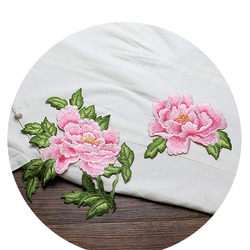 แพทช์ปักลายดอกไม้สีแดง ชมพู เห - Embroidery Yellow Flower บทวิจารณ์และราคา