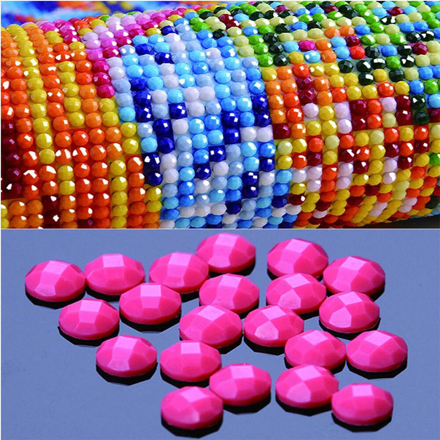 5D Diy เต็มรูปแบบรอบเพชรจิตรกร - Embroidery Cross Stitch Patterns บทวิจารณ์และราคา
