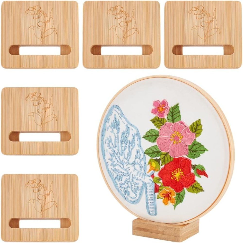 ขาตั้งไม้สำหรับแสดงห่วงปักลาย  - Embroidery Hoop Stand บทวิจารณ์และราคา