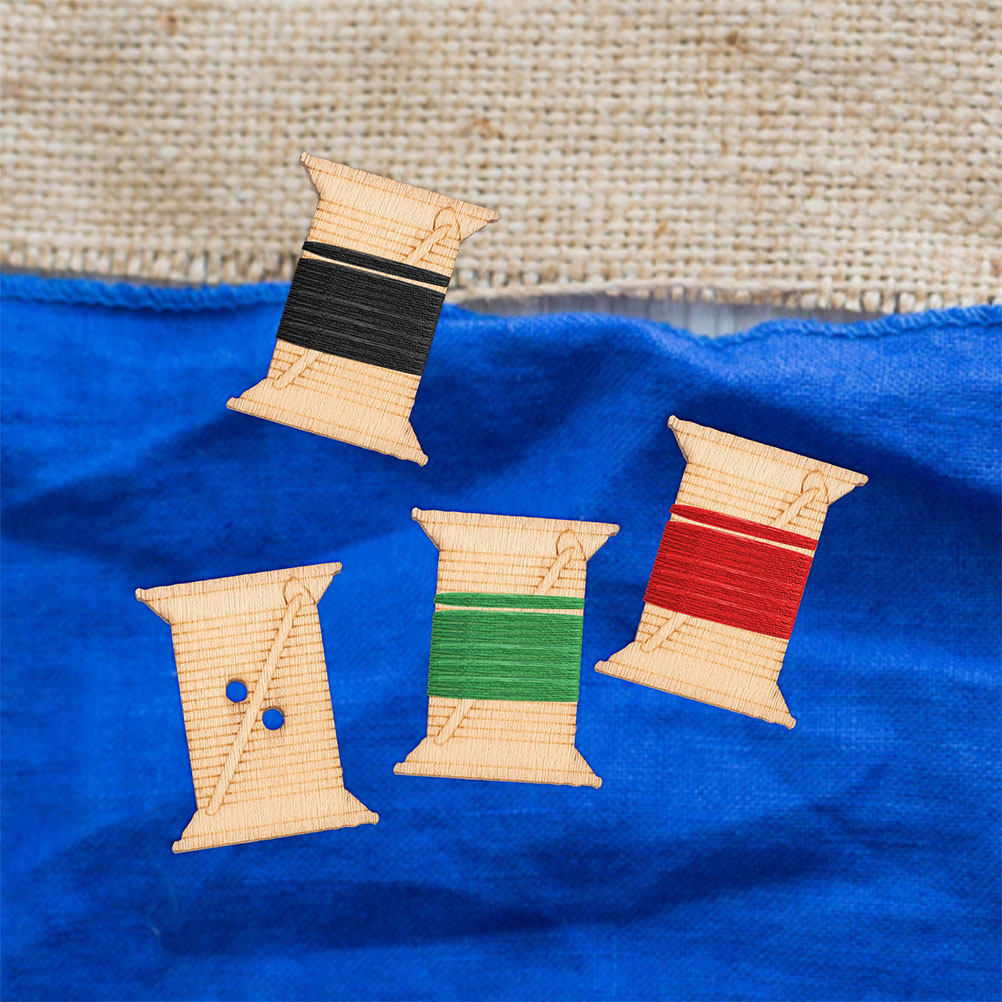 กระดาษม้วนด้ายปักผ้าทำจากไม้ 1 - Embroidery Thread บทวิจารณ์และราคา