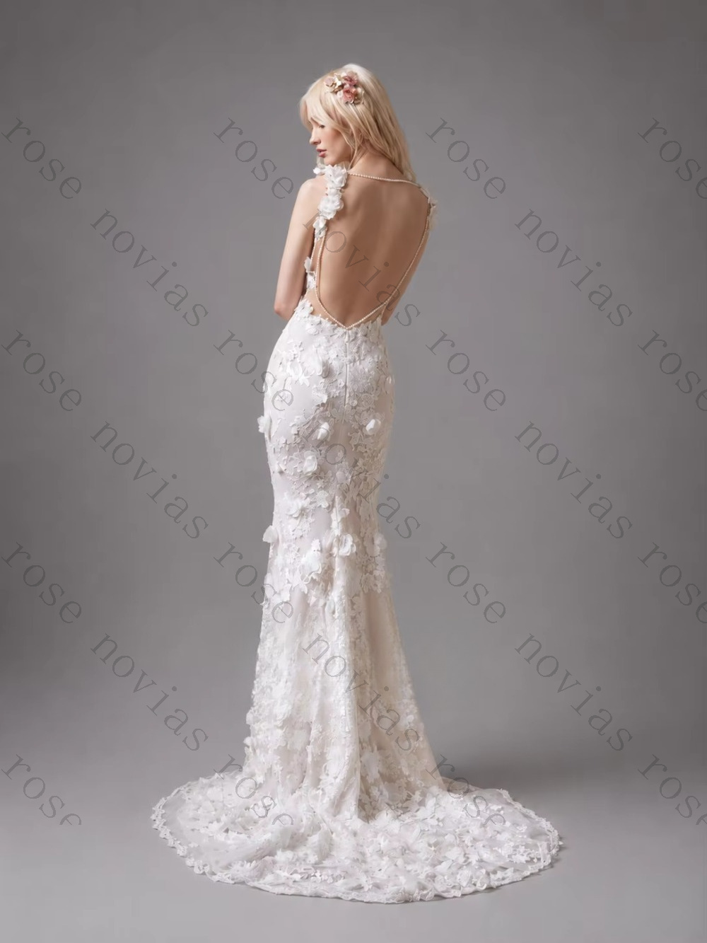 ชุดแต่งงานแบบมีดีไซน์หลังเปลือ - Embroidery Online Designs บทวิจารณ์และราคา