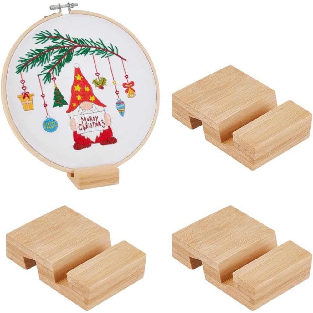 4 ชิ้นเย็บปักถักร้อย Hoop ฐานไ - Embroidery Hoop Stand บทวิจารณ์และราคา