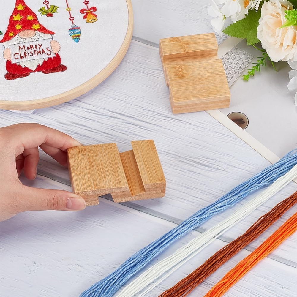 4 ชิ้นเย็บปักถักร้อย Hoop ฐานไ - Embroidery Hoop Stand บทวิจารณ์และราคา