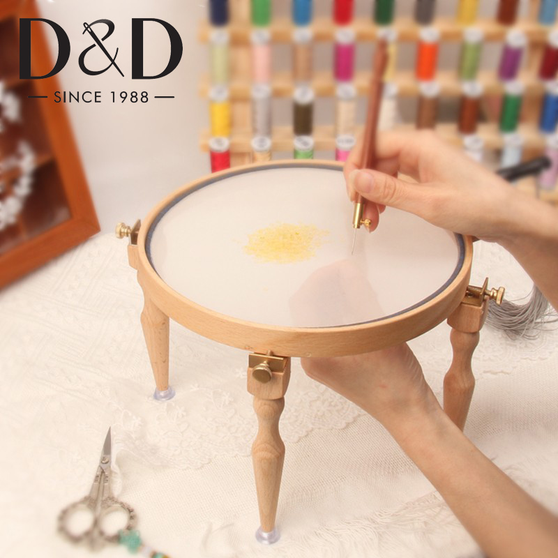 3/4 ชิ้นปรับแบบพกพาไม้เย็บปักถ - Embroidery Hoop Stand บทวิจารณ์และราคา