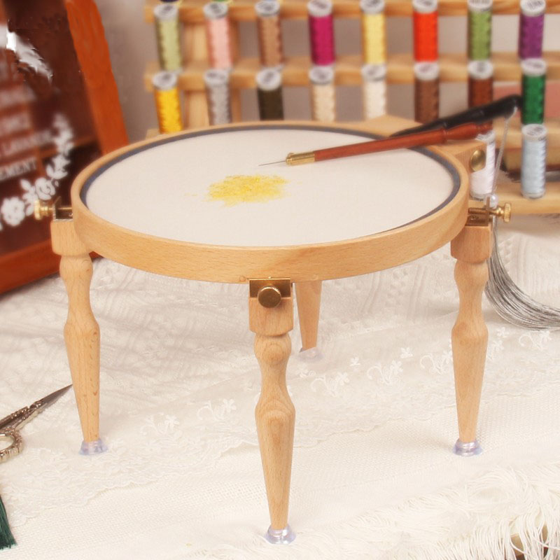 3/4 ชิ้นปรับแบบพกพาไม้เย็บปักถ - Embroidery Hoop Stand บทวิจารณ์และราคา