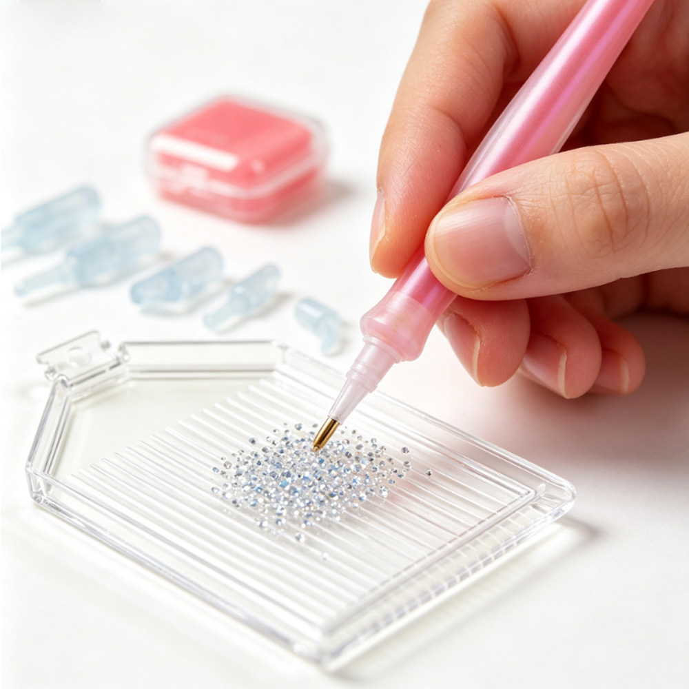 ชุดอุปกรณ์เพ้นท์เพชร ถาดใส่ปาก - Embroidery Details บทวิจารณ์และราคา