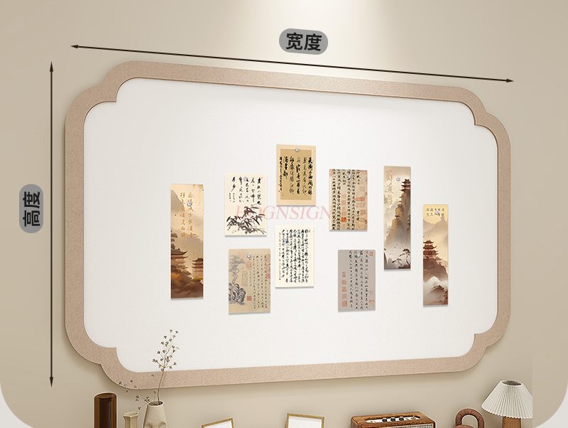 แผ่นผนังตกแต่งรูปภาพสไตล์จีน 1 - Frame Display Wood บทวิจารณ์และราคา