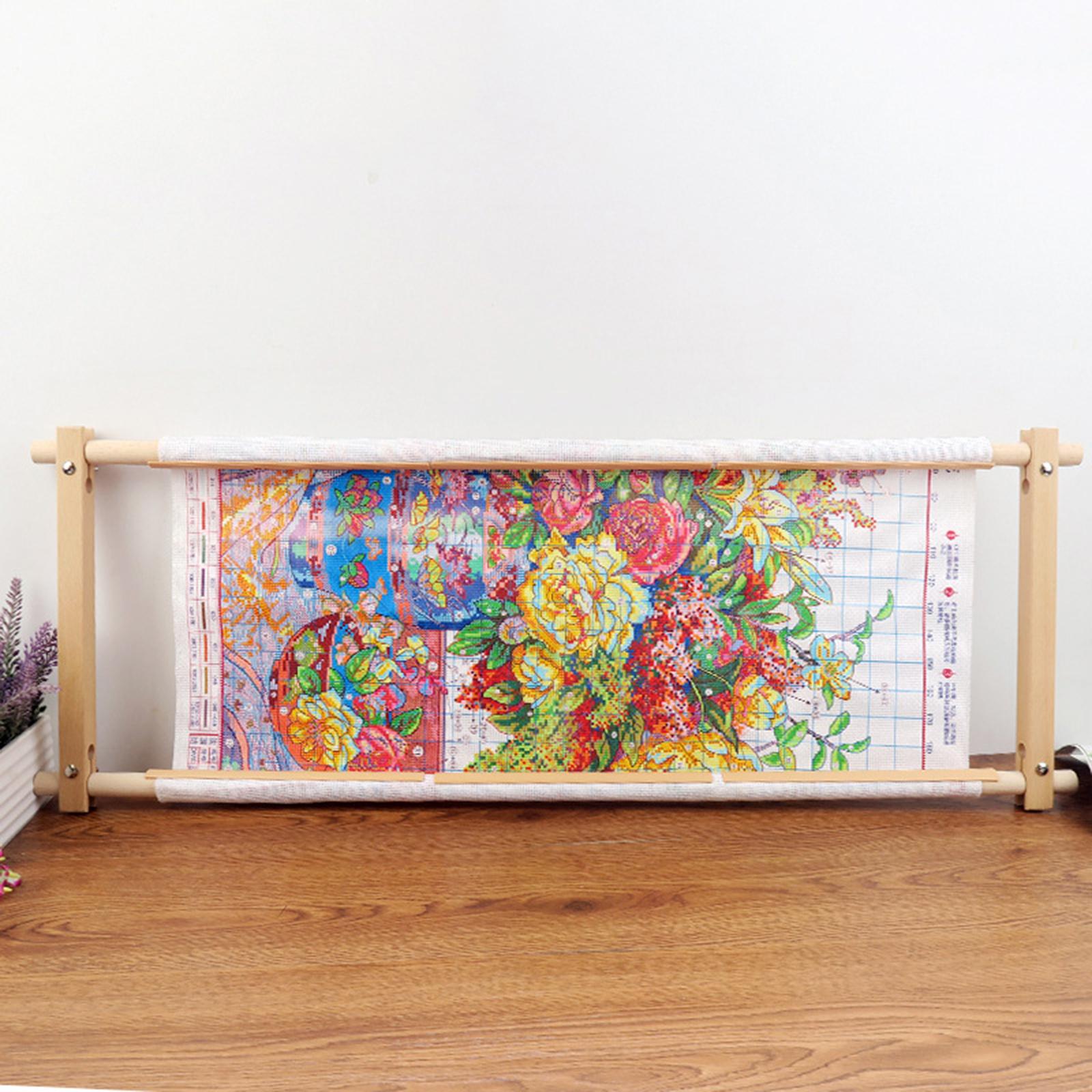 กรอบปักผ้าลายไม้บีช ขัดเงาด้วย - Embroidery Hoop Stand บทวิจารณ์และราคา