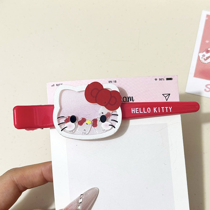 กิ๊บติดผมเฮลโล คิตตี้ แบบเข็มก - Embroidery Red บทวิจารณ์และราคา