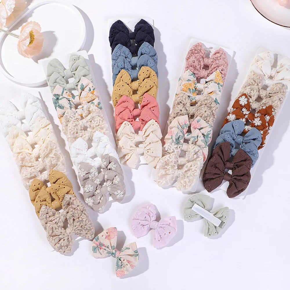 กิ๊บติดผมรูปโบว์แฟชั่น10ชิ้น/เ - Embroidery Love บทวิจารณ์และราคา