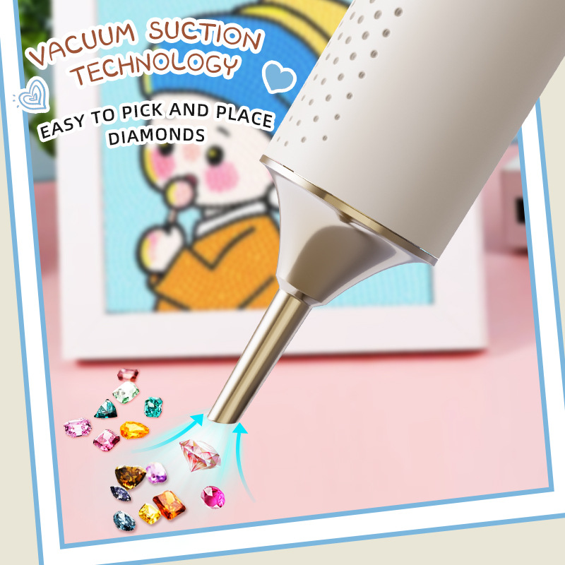 ปากกาเพชรวาดภาพไร้สาย ปากกาไฟฟ - Embroidery Details บทวิจารณ์และราคา