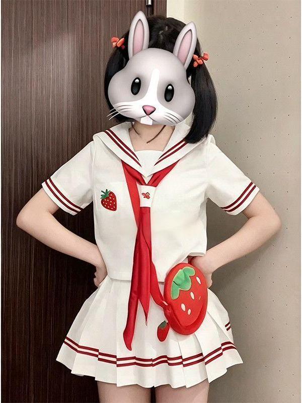 ชุดนักเรียนอนิเมะปี 2026 ลายปั - Embroidery Red บทวิจารณ์และราคา