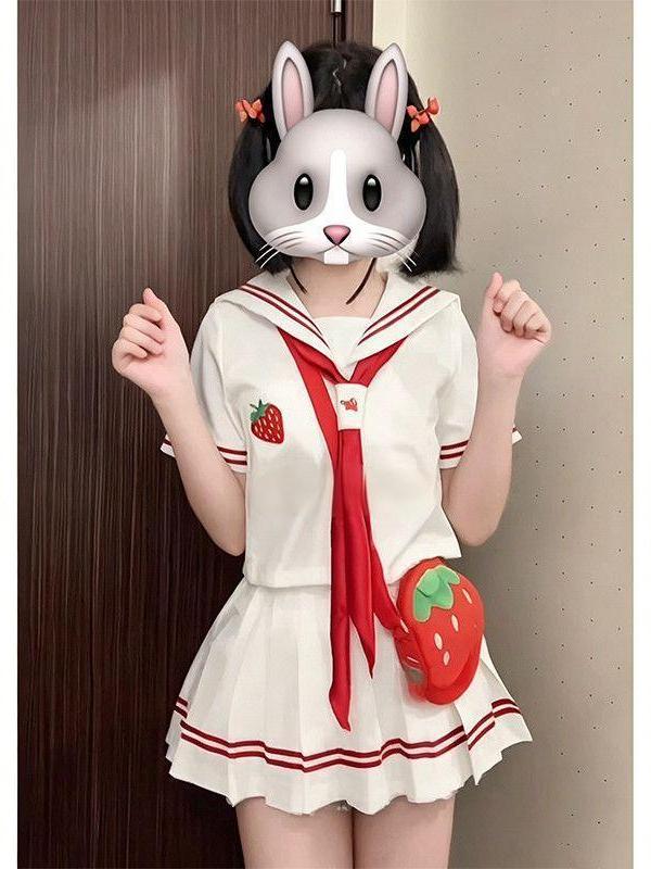 ชุดนักเรียนอนิเมะปี 2026 ลายปั - Embroidery Red บทวิจารณ์และราคา