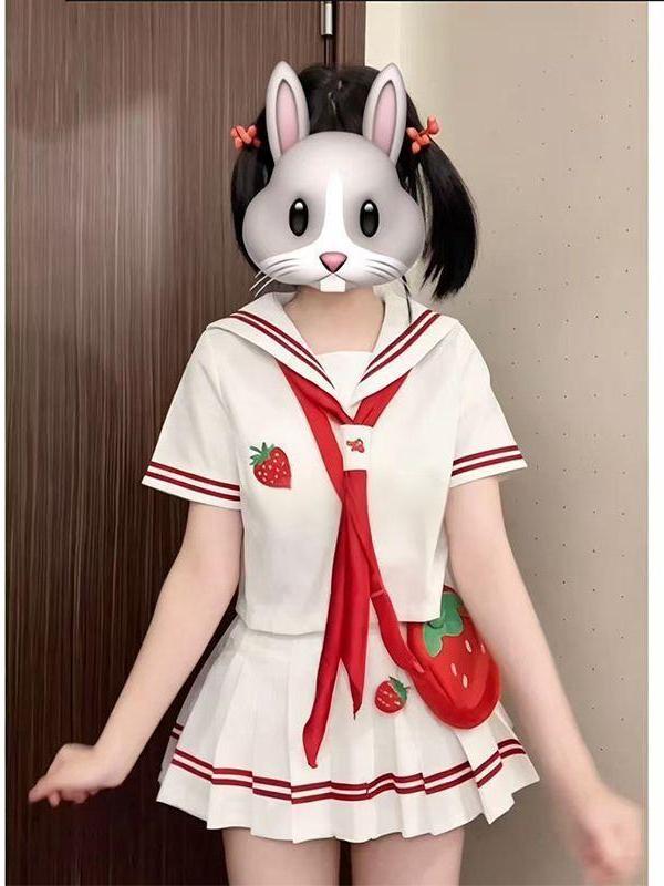 ชุดนักเรียนอนิเมะปี 2026 ลายปั - Embroidery Red บทวิจารณ์และราคา