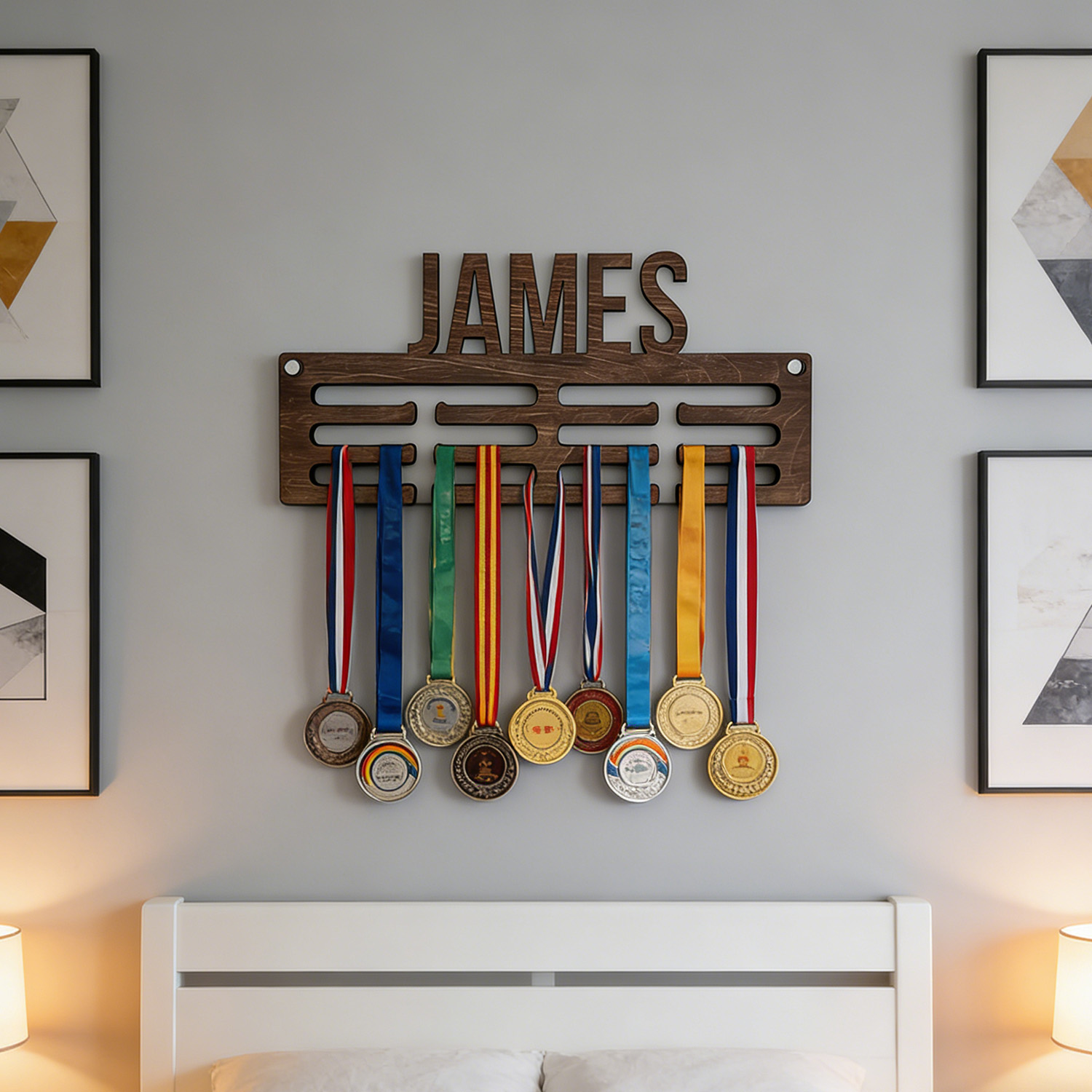 กรอบใส่เหรียญรางวัลแบบโมเดิร์น - Frame Display Wood บทวิจารณ์และราคา