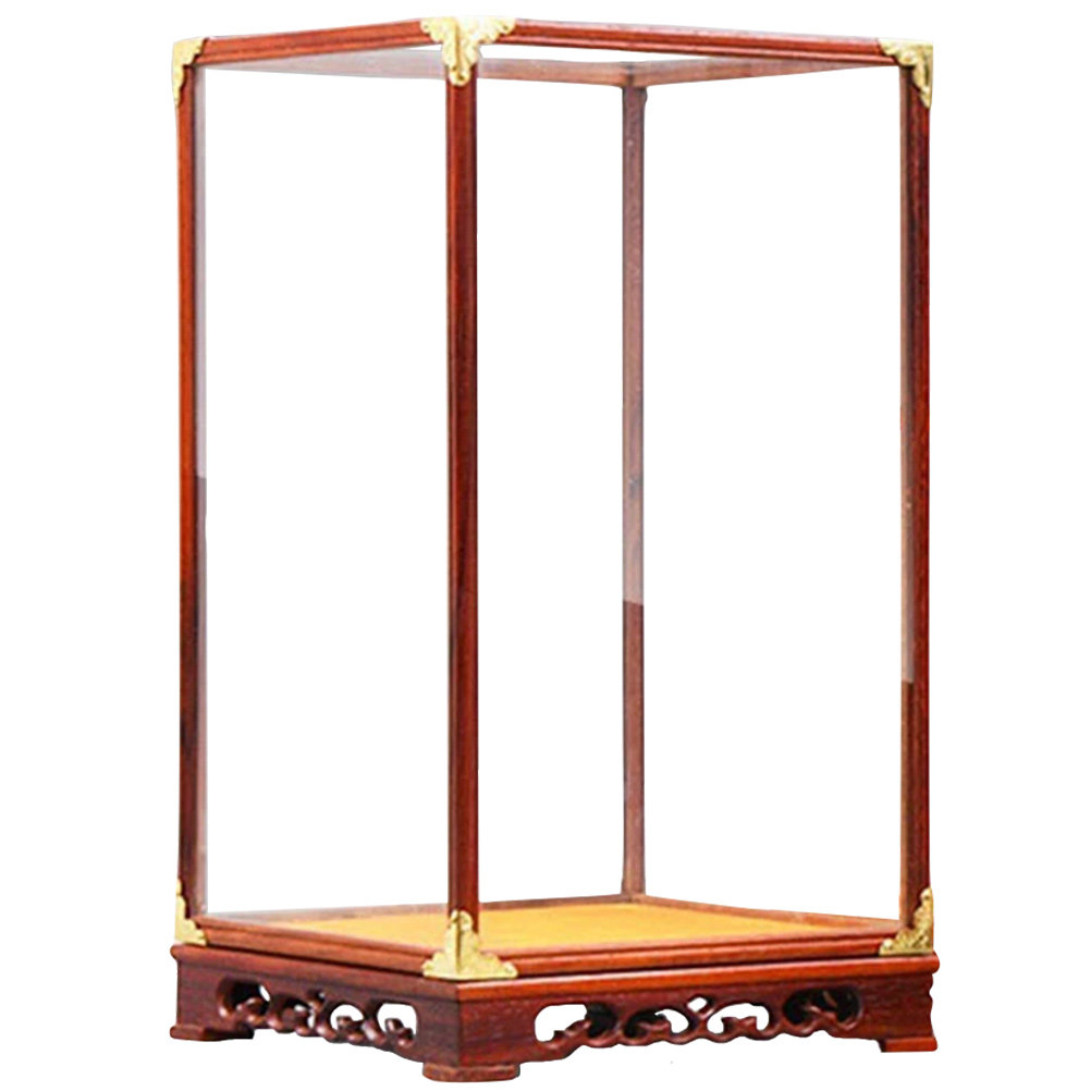 ตู้โชว์กระจกใส กล่องป้องกันพระ - Frame Display Wood บทวิจารณ์และราคา