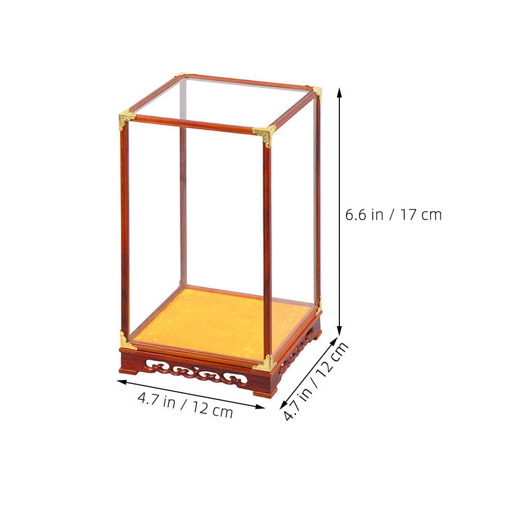 ตู้โชว์กระจกใส กล่องป้องกันพระ - Frame Display Wood บทวิจารณ์และราคา