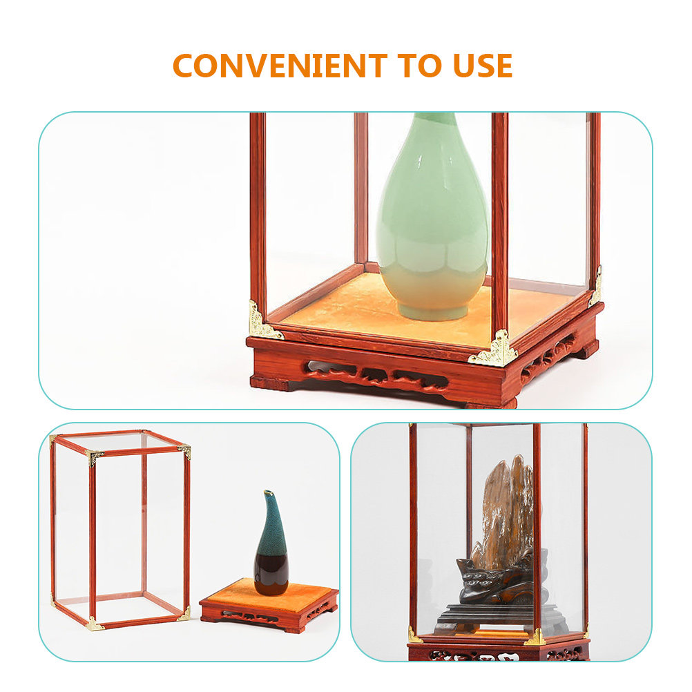 ตู้โชว์กระจกใส กล่องป้องกันพระ - Frame Display Wood บทวิจารณ์และราคา