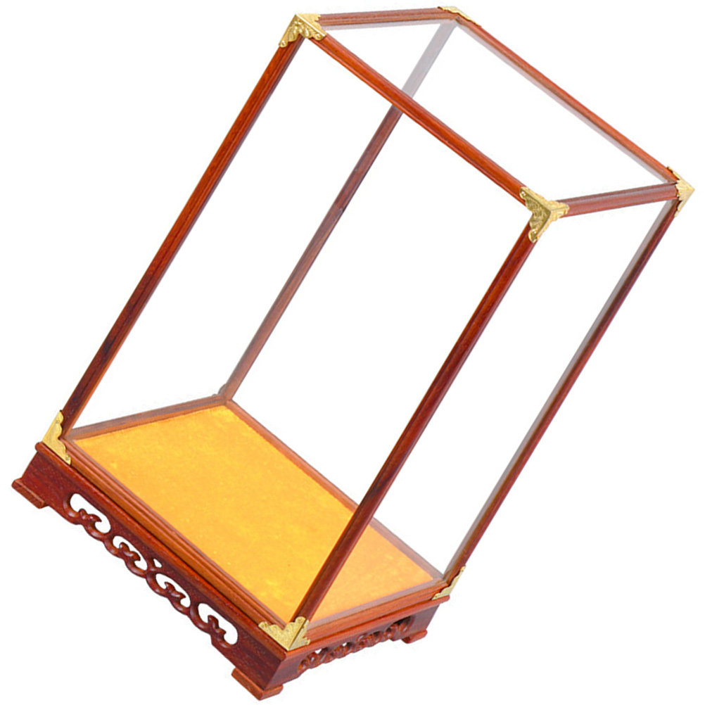 ตู้โชว์กระจกใส กล่องป้องกันพระ - Frame Display Wood บทวิจารณ์และราคา