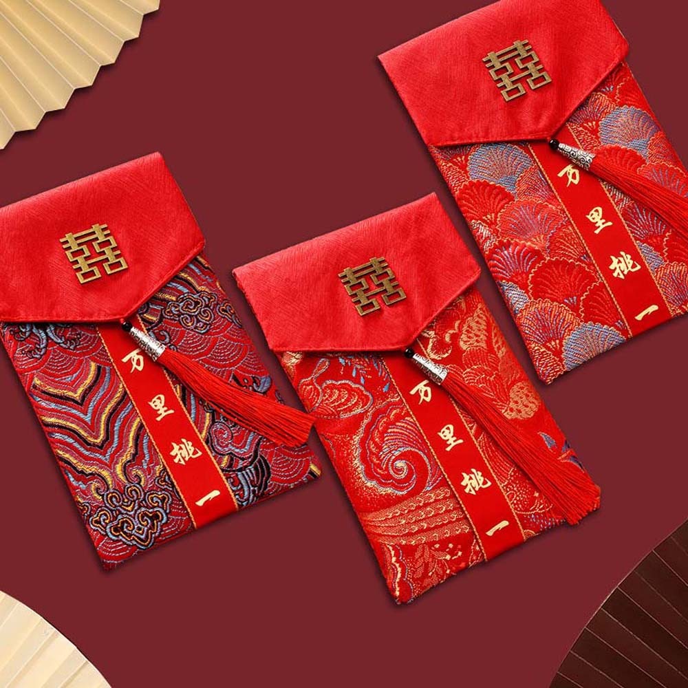 คำอวยพรปีใหม่ ผ้าไหมพรมลายมงคล - Embroidery Red บทวิจารณ์และราคา