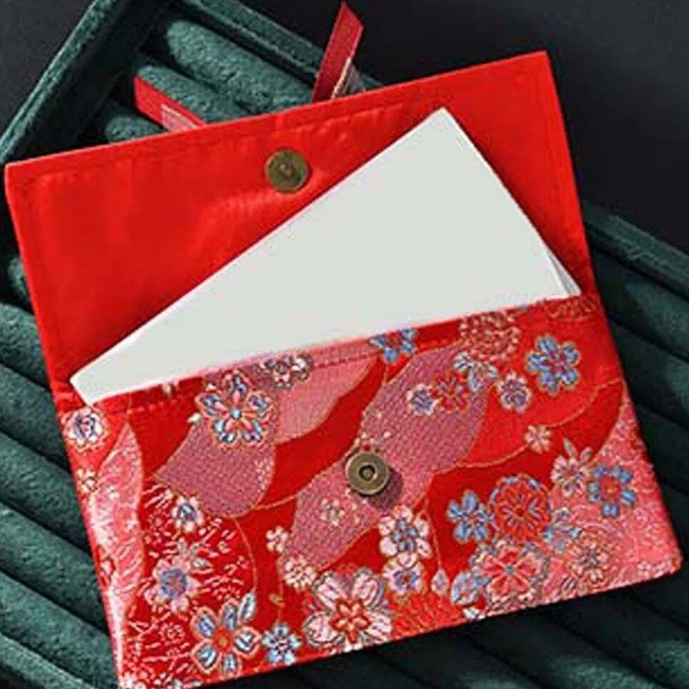 คำอวยพรปีใหม่ ผ้าไหมพรมลายมงคล - Embroidery Red บทวิจารณ์และราคา