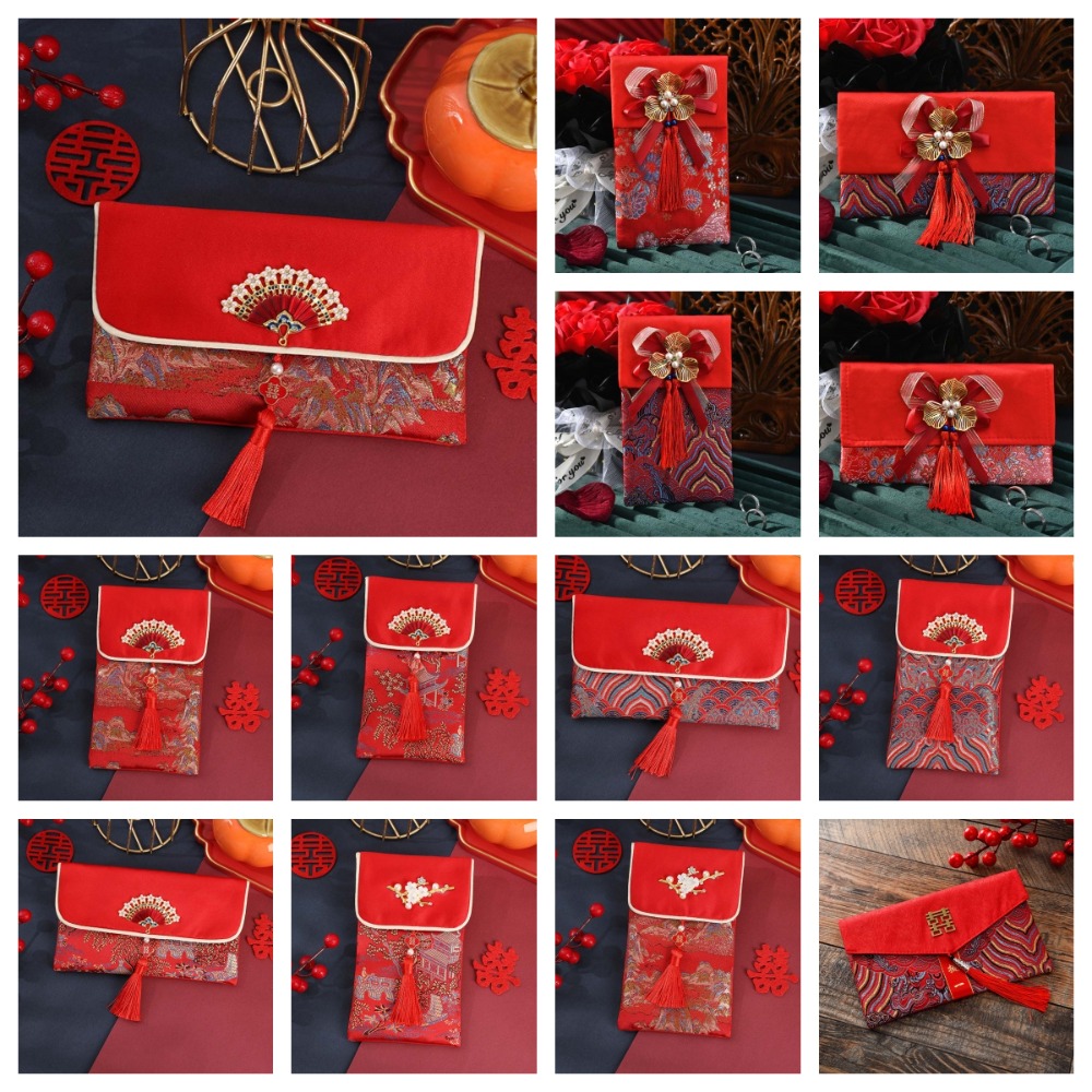 คำอวยพรปีใหม่ ผ้าไหมพรมลายมงคล - Embroidery Red บทวิจารณ์และราคา