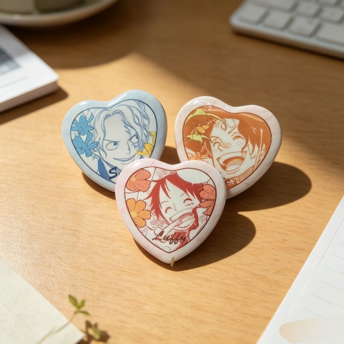ตราสัญลักษณ์วันพีซ ลูฟี่ เอซ ข - Embroidery Love บทวิจารณ์และราคา