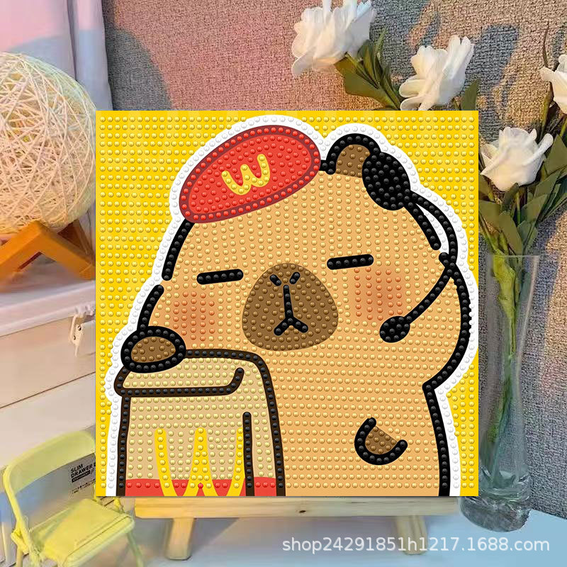 ภาพวาดตกแต่งคริสตัลเพชรลายการ์ - Embroidery Service บทวิจารณ์และราคา