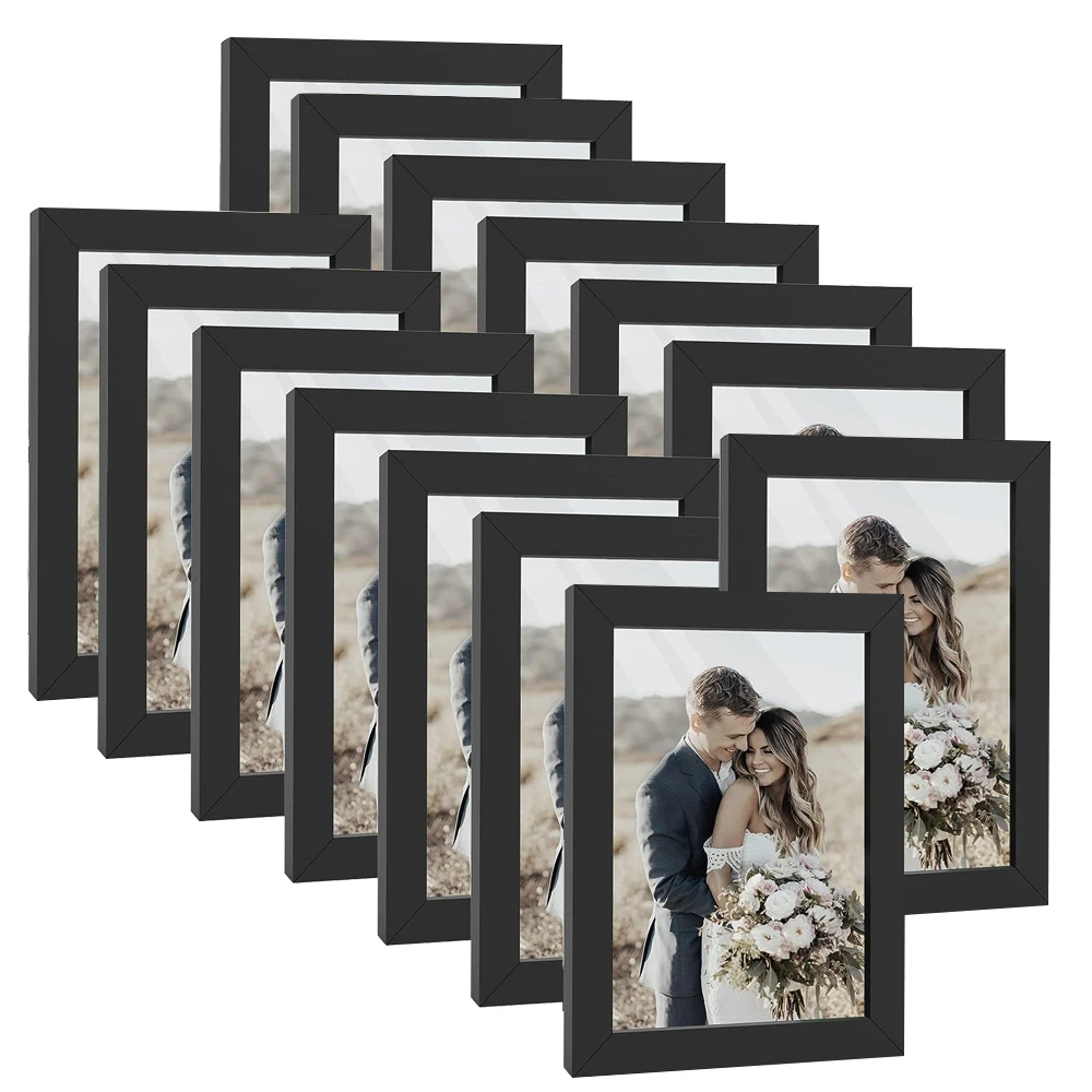 กรอบรูปไม้ขนาด 4x6 นิ้ว 14 ชิ้ - Frame Display Wood บทวิจารณ์และราคา