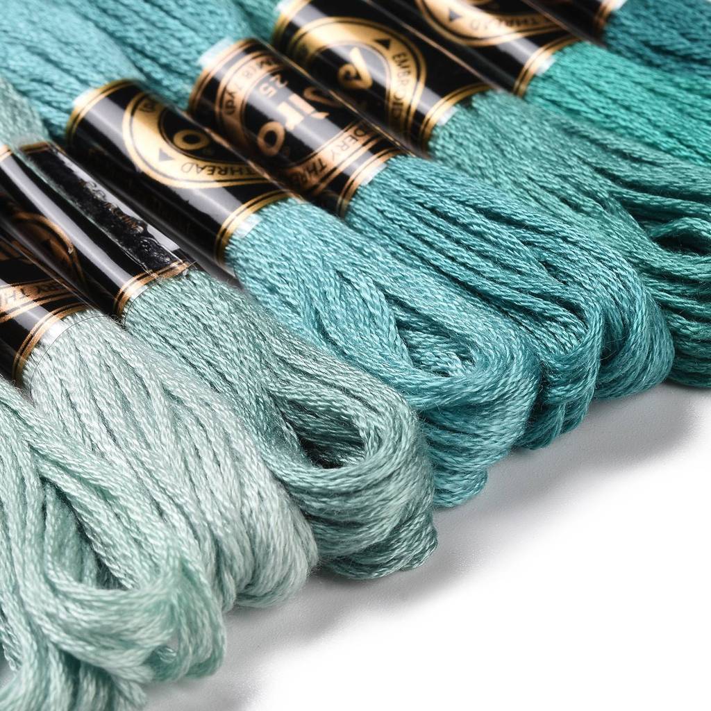 1 ชุด 8 ม้วน ไหมปักโพลีเอสเตอร - Embroidery Thread บทวิจารณ์และราคา