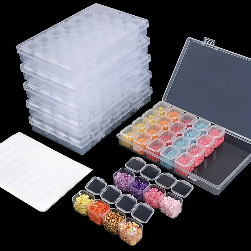 กล่องเก็บอุปกรณ์งานปักเพชรแบบ  - Embroidery Service บทวิจารณ์และราคา
