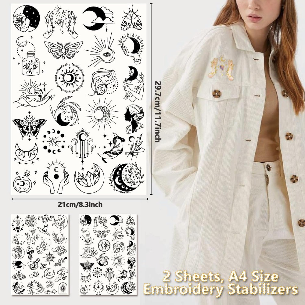 51 ชิ้น Boho Moon Sun น้ําเย็บ - Embroidery Thread บทวิจารณ์และราคา