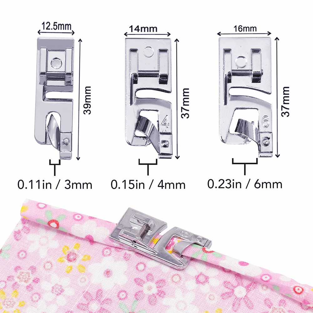 1 PC 3/4/6mm เครื่องเย็บผ้าในป - Embroidery Xpress บทวิจารณ์และราคา